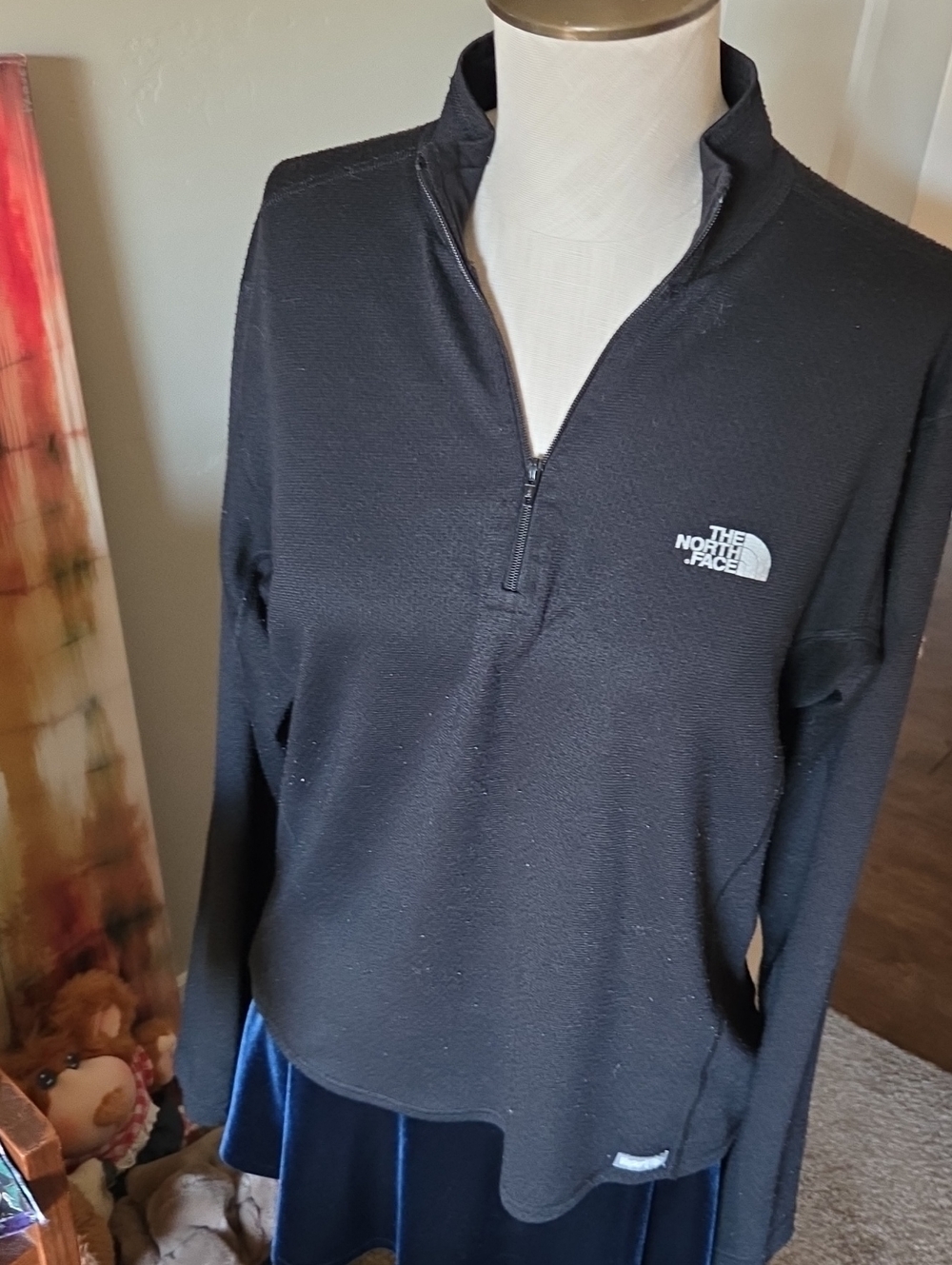 The North Face Black Quarter-Zip Women's Fleece Pullover
